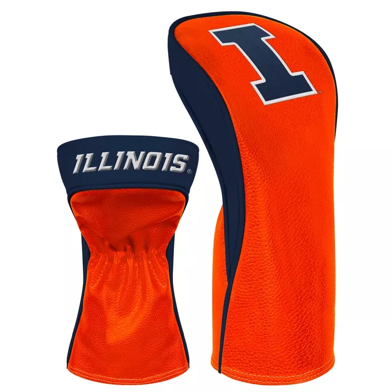 ncaa-team-effort-illinois-fighting-illini-driver-headcover NCAA Team Effort Illinois Fighting Illini Driver Headcover