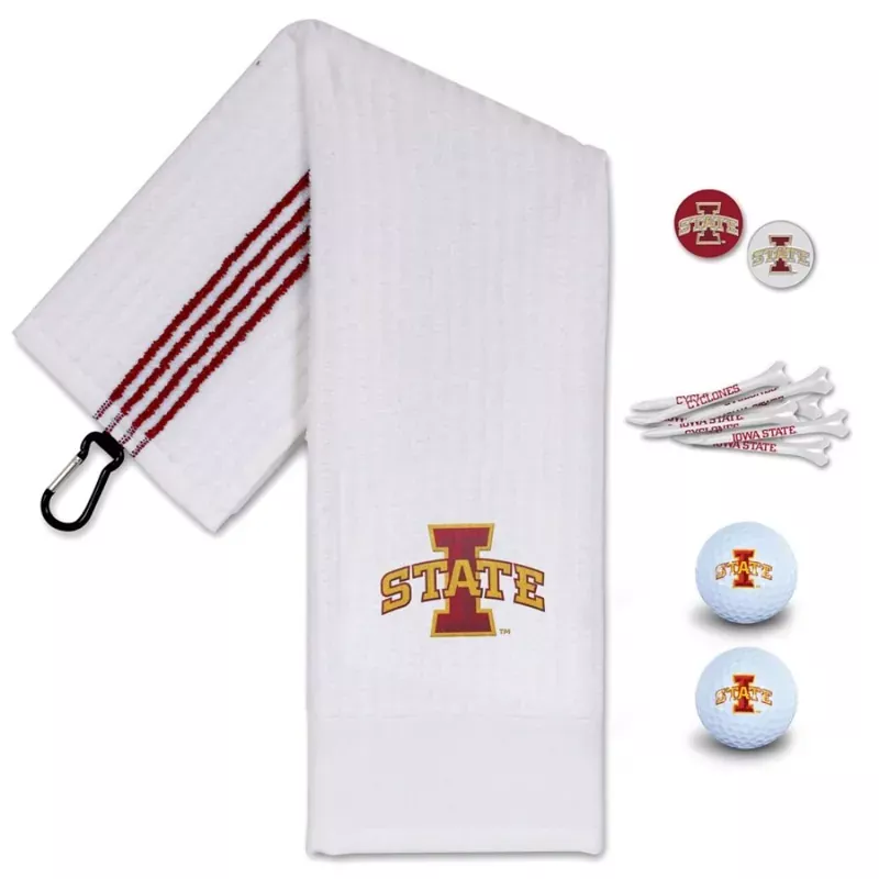 ncaa-team-effort-iowa-state-cyclones-golf-gift-set NCAA Team Effort Iowa State Cyclones Golf Gift Set