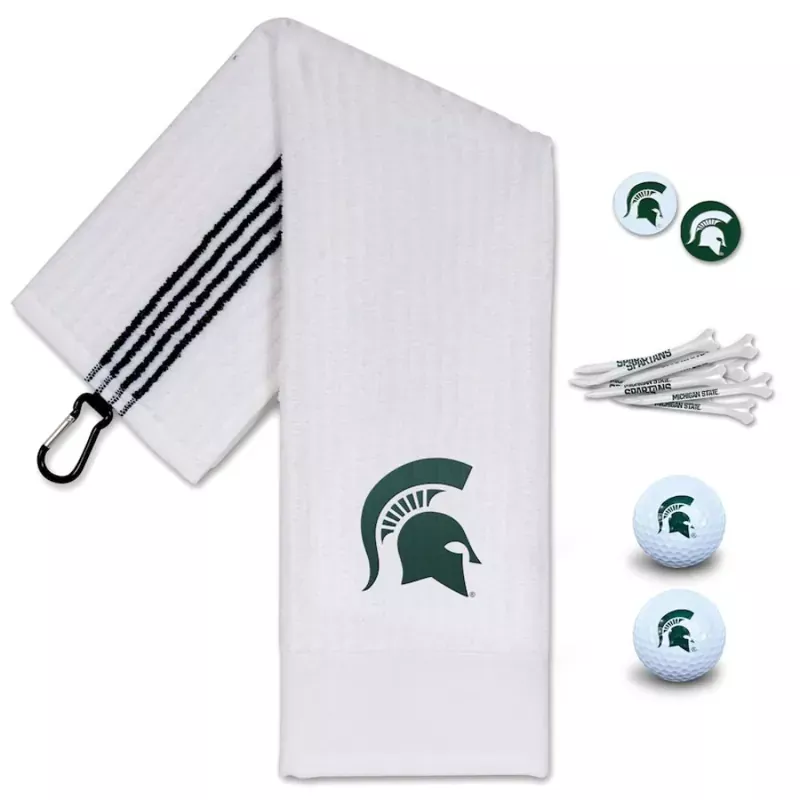 ncaa-team-effort-michigan-state-spartans-golf-gift-set NCAA Team Effort Michigan State Spartans Golf Gift Set