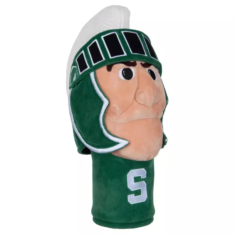 ncaa-team-effort-michigan-state-spartans-mascot-driver-headcover NCAA Team Effort Michigan State Spartans Mascot Driver Headcover