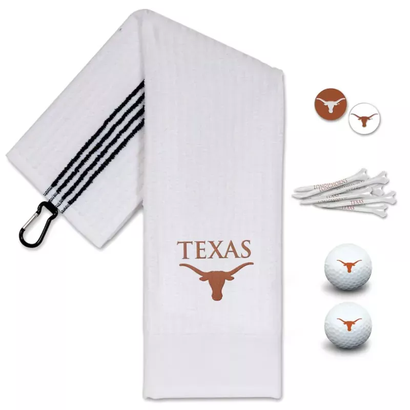 ncaa-team-effort-texas-longhorns-golf-gift-set NCAA Team Effort Texas Longhorns Golf Gift Set