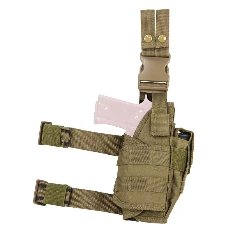 ncstar-universal-drop-leg-tactical-holster-tactical-tan NcSTAR Universal Drop Leg Tactical Holster Tactical Tan