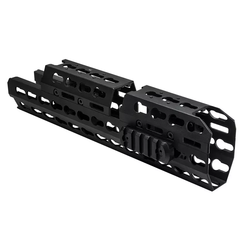 NcSTAR VISM AK KeyMod Extended Length Handguard Black Anodized