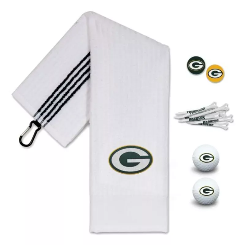 nfl-team-effort-green-bay-packers-golf-gift-set NFL Team Effort Green Bay Packers Golf Gift Set