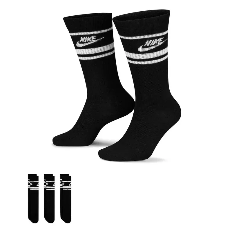 Nike Everyday Essential Golf Socks – Black / White