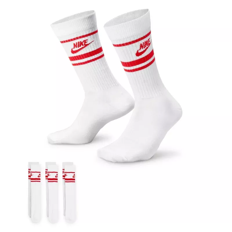 nike-everyday-essential-golf-socks-white-red-red Nike Everyday Essential Golf Socks – White / Red / Red
