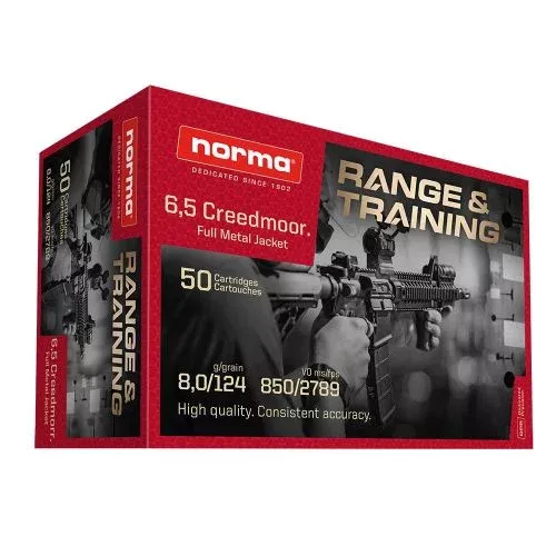 Norma Range & Training 6.5 Creedmoor Full Metal Jacket