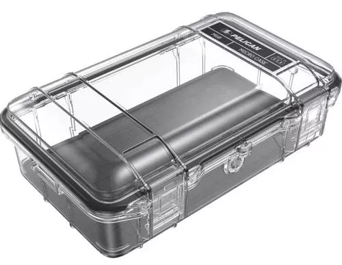 pelican-waterproof-m60-micro-case-black-clear Pelican Waterproof M60 Micro Case Black/Clear