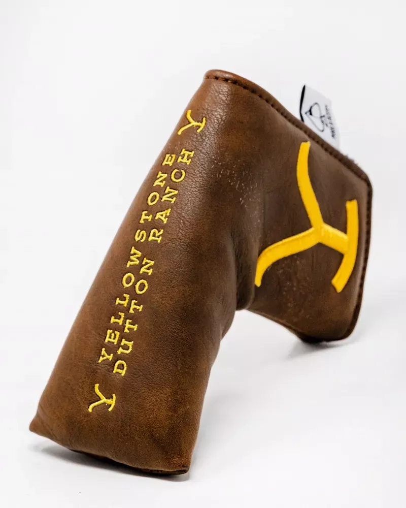 pins-aces-yellowstone-blade-putter-headcover Pins & Aces Yellowstone Blade Putter Headcover
