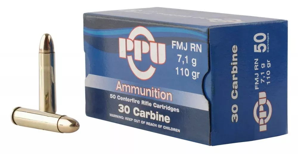 PPU .30 Carbine Full Metal Jacket
