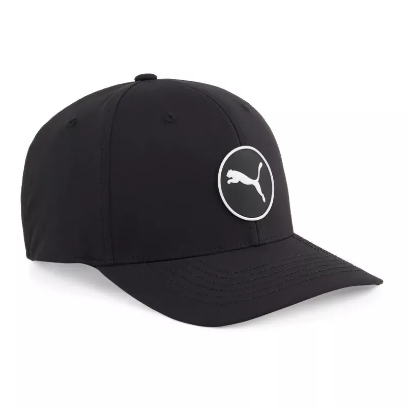 puma-circle-cat-tech-snapback-golf-cap-025345-puma-black Puma Circle Cat Tech Snapback Golf Cap 025345 – Puma Black