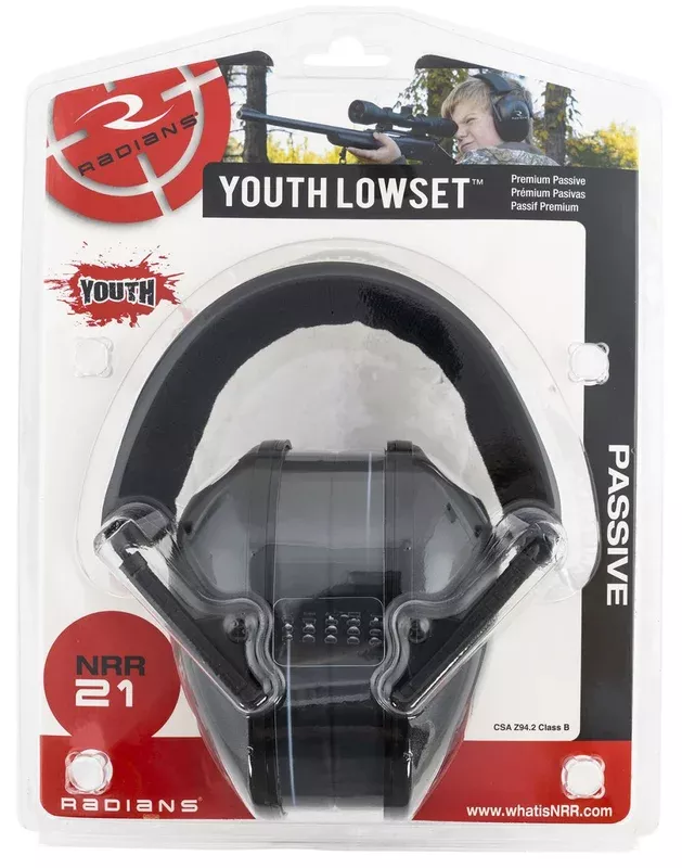 radians-rad-youth-lowset-earmuff-black Radians RAD Youth Lowset Earmuff Black