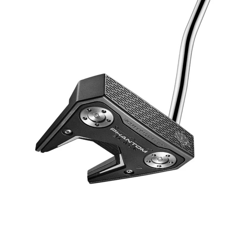 scotty-cameron-limited-edition-phantom-black-7-golf-putter-double-bend Scotty Cameron Limited Edition Phantom Black 7 Golf Putter | Double Bend