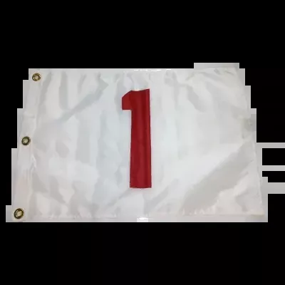 set-1-9-white-flags-with-red-numbers-with-grommets-20-x-14 Set 1-9 of White Flags with Red Numbers with Grommets (20″ x 14″)