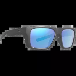 Skyline – Matte Black, Blue Mirror