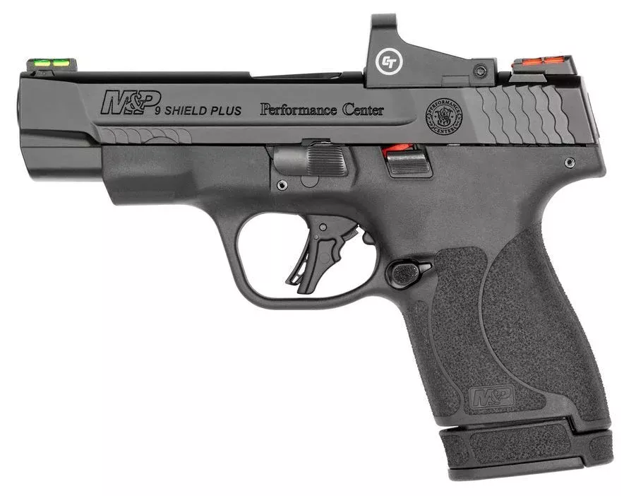 smith-wesson-performance-center-m-p-9-shield-plus-crimson-trace-9mm-pistol-5-moa Smith & Wesson Performance Center M&P 9 Shield Plus Crimson Trace 9mm Pistol 5 MOA Red Dot