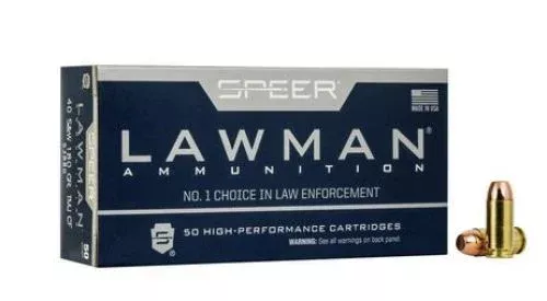 speer-lawman-clean-fire-40-s-w-total-metal-jacket Speer Lawman Clean-Fire .40 S&W Total Metal Jacket