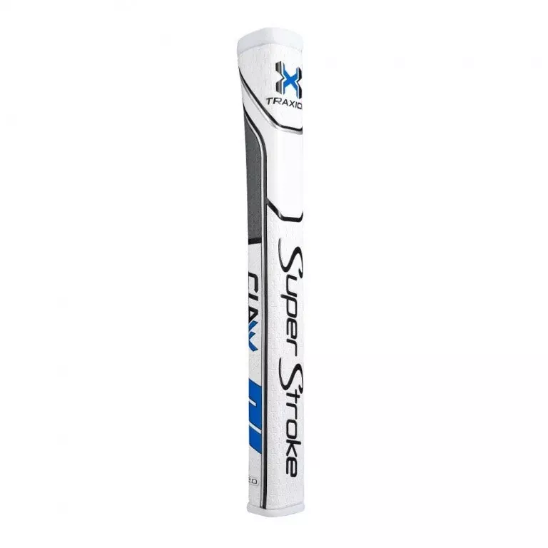 superstroke-traxion-claw-2-0-putter-grip-white-blue-grey SuperStroke Traxion Claw 2.0 Putter Grip – White/Blue/Grey