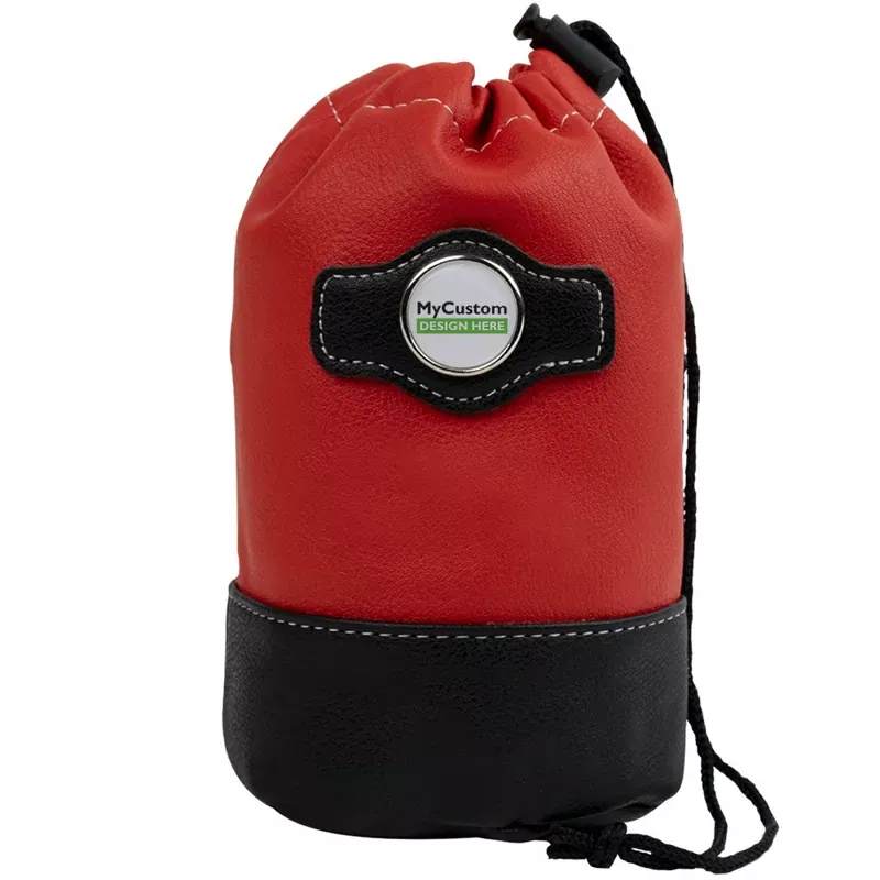 synthetic-leather-drawstring-pouch-red Synthetic leather drawstring pouch – Red