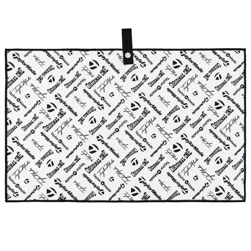 taylormade-2023-logo-microfiber-cart-towel TaylorMade 2023 Logo Microfiber Cart Towel