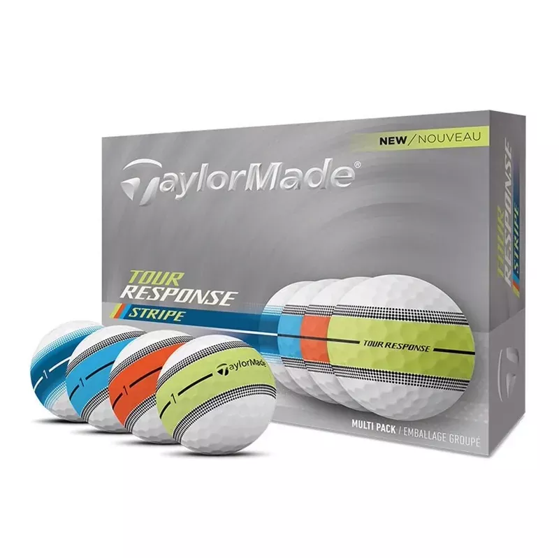 taylormade-tour-response-stripe-golf-balls-neon-multi TaylorMade Tour Response Stripe Golf Balls – Neon Multi