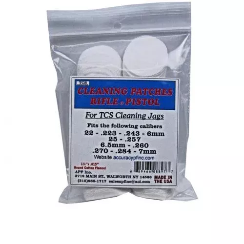 tcs-cleaning-patches-22-caliber-7mm TCS Cleaning Patches 22 Caliber / 7mm
