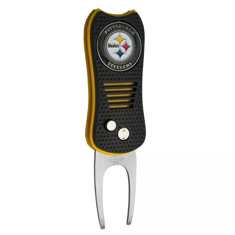 team-golf-nfl-switchblade-divot-tool-pittsburgh-steelers Team Golf NFL Switchblade Divot Tool – Pittsburgh Steelers