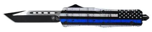 templar-knife-back-blue-89mm-tanto-plain-black-440c-otf Templar Knife Back The Blue 89mm Tanto Plain Black 440C OTF