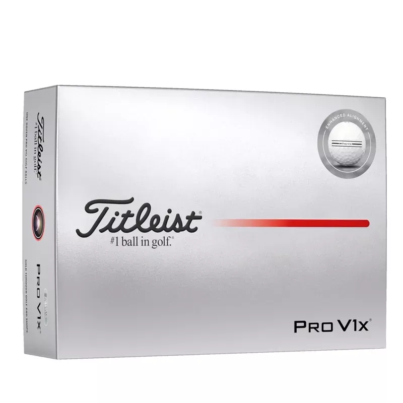 Titleist 2025 Pro V1x Golf Balls 12pk – Enhanced Alignment