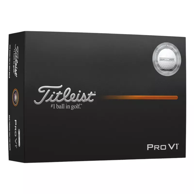 titleist-2026-pro-v1-enhanced-align-golf-balls-white Titleist 2026 Pro V1 Enhanced Align Golf Balls | White