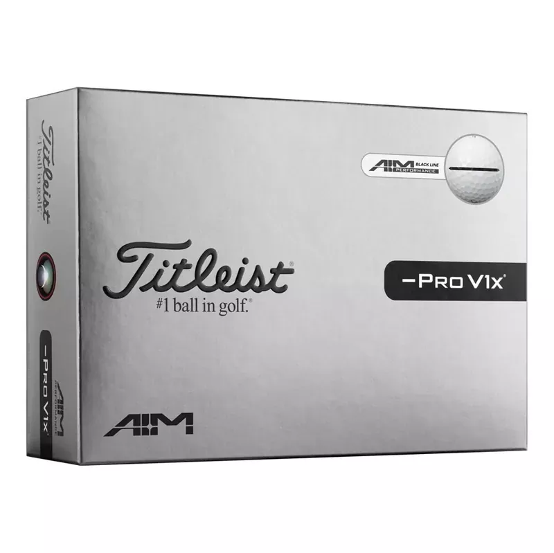 titleist-pro-v1x-left-dash-aim-performance-golf-balls-black Titleist Pro V1x Left Dash AIM Performance Golf Balls – Black