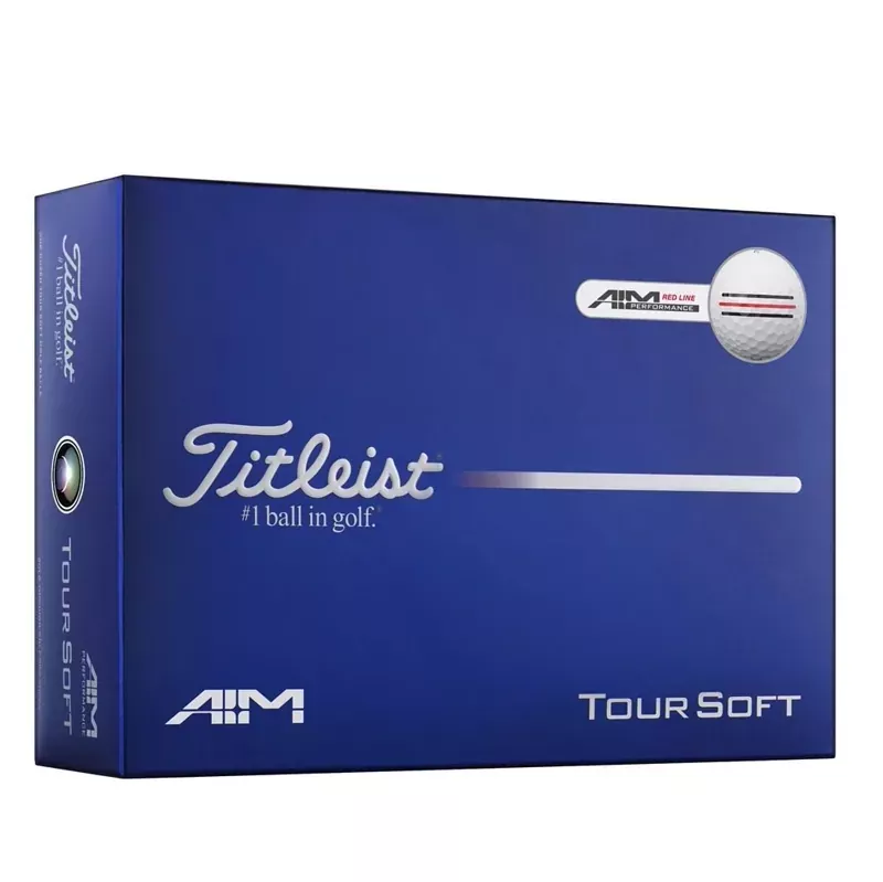 Titleist Tour Soft AIM Golf Balls – Red