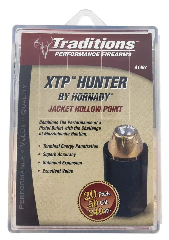 traditions-firearms-a1497-xtp-hunter-muzzleloader-bullets Traditions Firearms A1497 XTP Hunter Muzzleloader Bullets