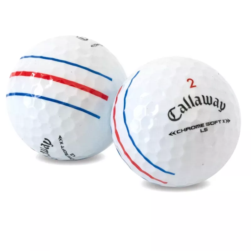 used-callaway-chrome-soft-x-ls-triple-track-golf-balls-1-dozen Used Callaway Chrome Soft X LS Triple Track Golf Balls – 1 Dozen
