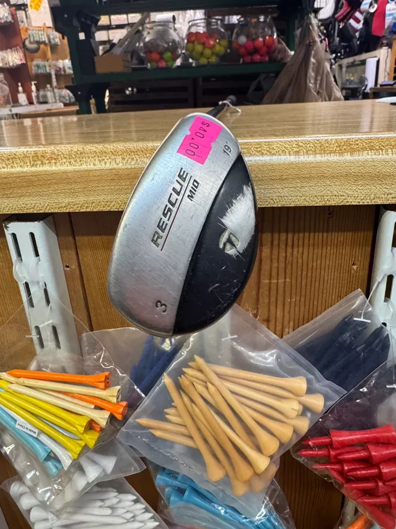 Used Men’s Taylormade 3 Rescue Stiff Flex