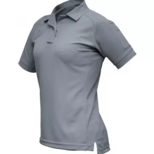 Vertx Coldblack Women’s Short Sleeve Polo Grey Small
