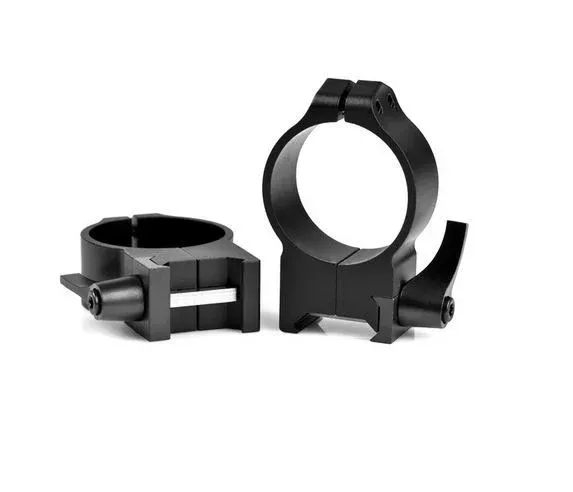 Warne Maxima 34mm Quick Detach High Rings Matte Black