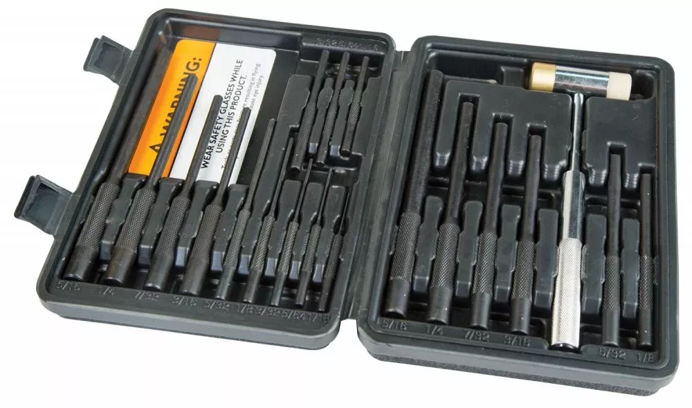 Wheeler 110128 Master Roll Pin Punch Set Gunsmithing Kit