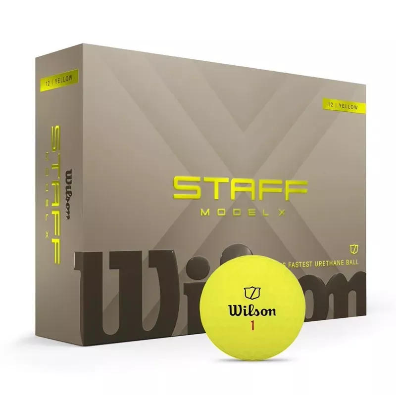 Wilson Staff Model X Golf Balls – Yellow