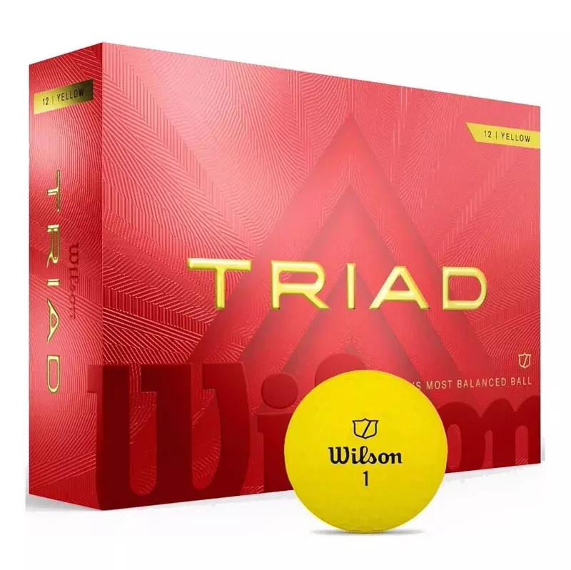 wilson-traid-golf-balls-yellow Wilson Traid Golf Balls – Yellow